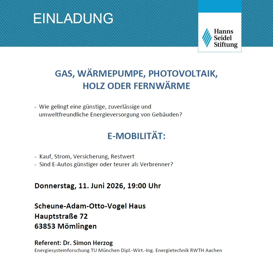 Themenabend CSU-Ortsverband Mömlingen